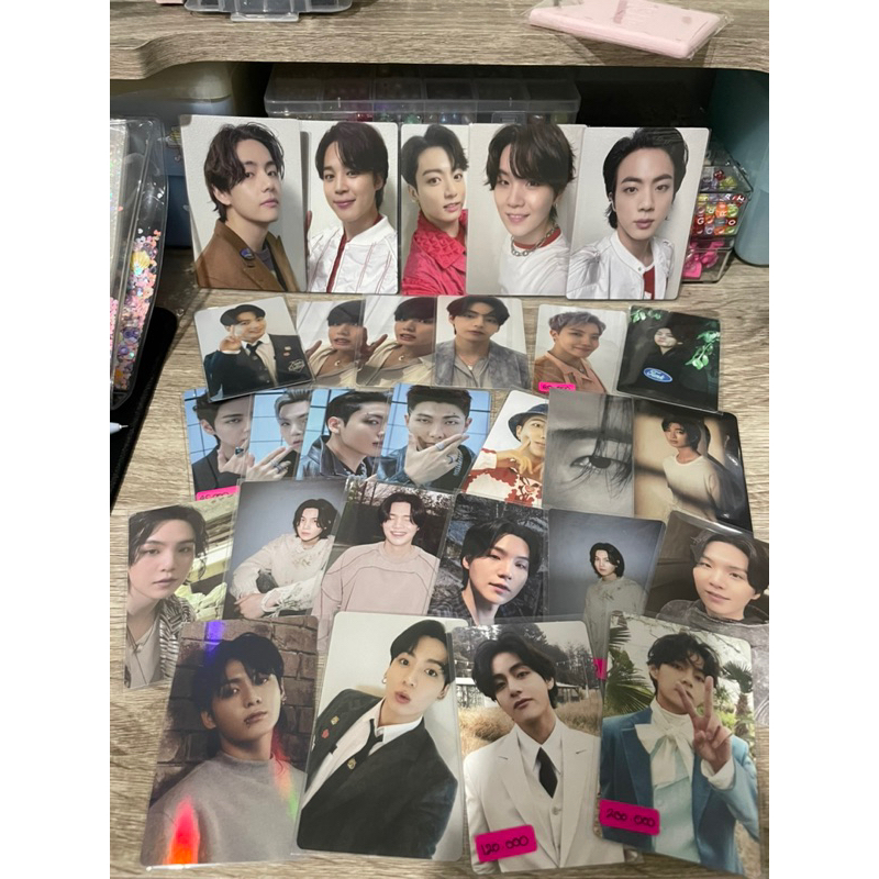 Photocard PC BTS Official POB Suga D day, Taehyung Layover, LD Jungkook Golden, Proof RPC Namjoon, J