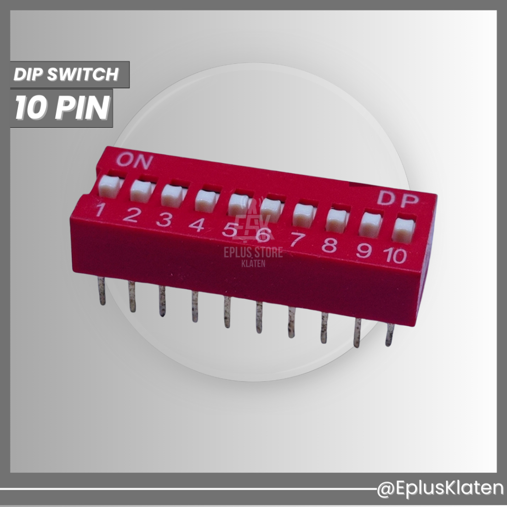 dip switch dipswitch 10p 10pin pll control 10 p 10 pin pll pemancar fm