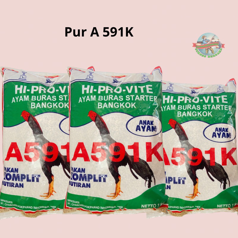 Voer A 591 K Pur Anak Ayam Bangkok 1 kg