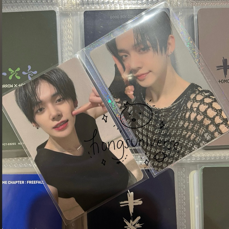 WTS OFFICIAL YEONJUN TXT RARE PHOTOCARDS FREEZE FOE