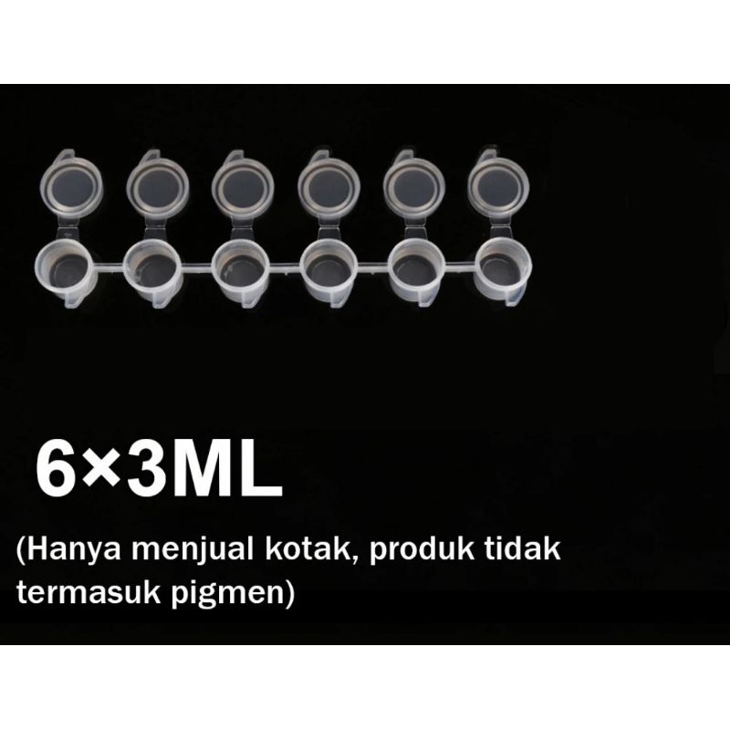 PONEY POT CAT RENTENG TEMPAT BOTOL POT CAT ACRILIK 3 ML 6 POT