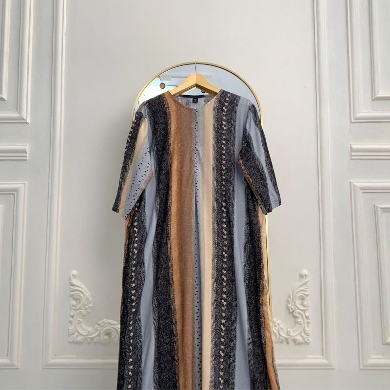 Daster Rayon Adem Kekinian Lengan 3/4 Panjang Muslim