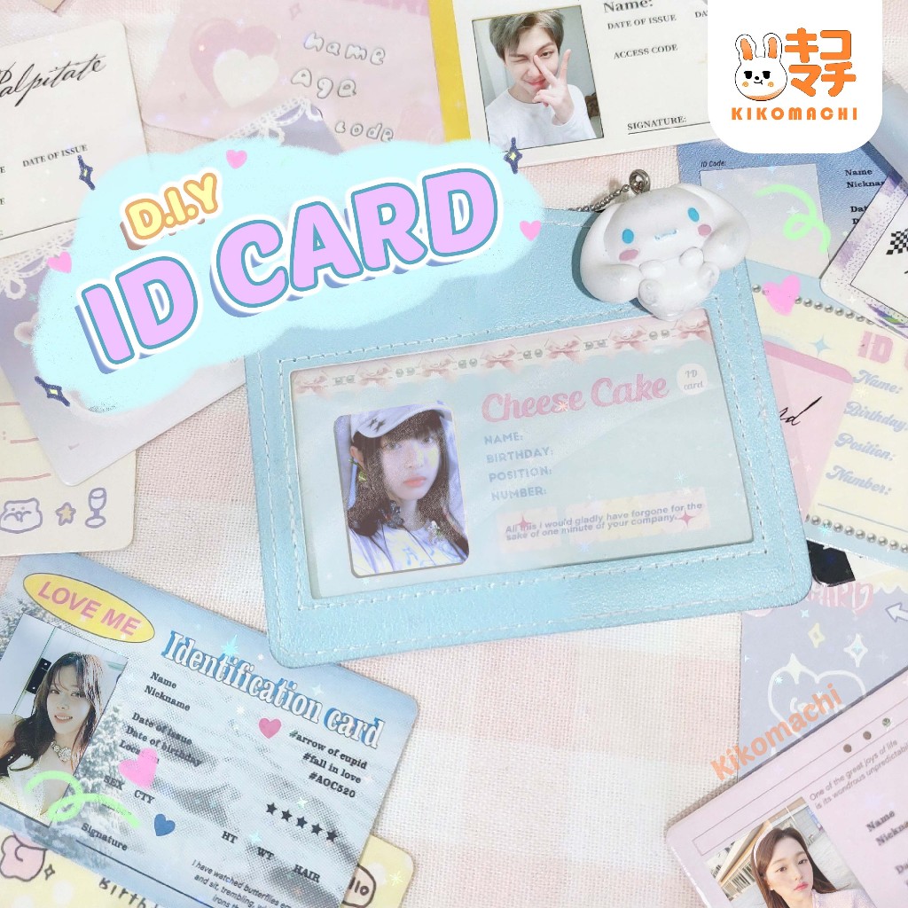 

Random ID Card DIY Kpop Anime 5pcs