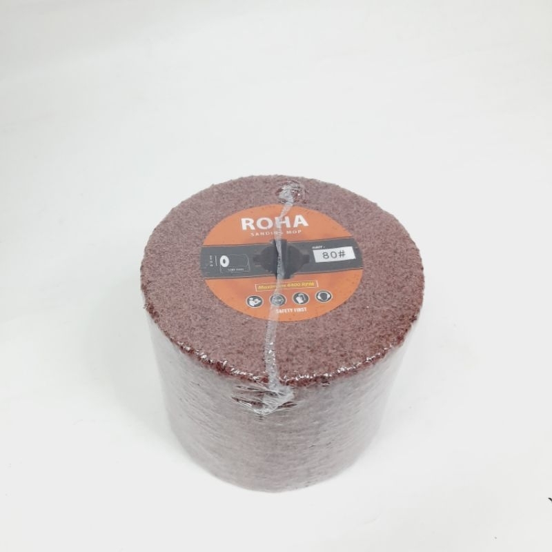 AMPLAS GERINDA ROLLER NON WOVEN GRIT 80 4" 120 X 100 ROHA