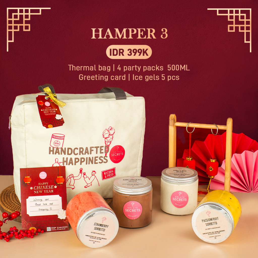 

CNY Hamper 3: 4 Party Packs 500ML + Thermal Bag + Card