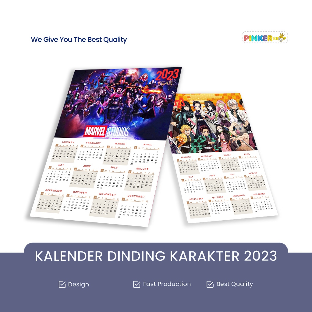 

Kalender 2025 Cetak Kalender Dinding Karakter / Kartun / Anime