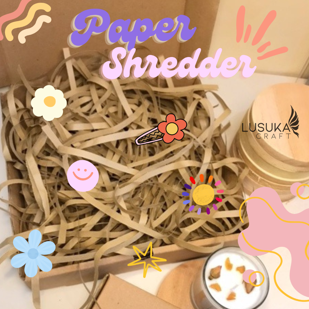 

SHREDDED PAPER / KERTAS CACAH SERUT KAWUL / ISI GIFT BOX / KERTAS PACKAGING By Lusuka Craft