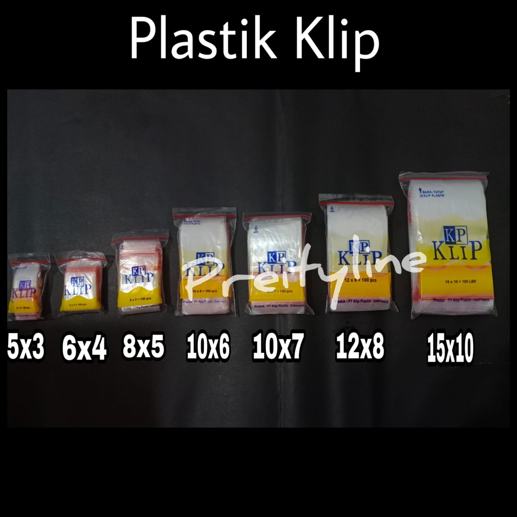 Plastik KLIP (UKURAN KECIL) // Plastik Obat, Plastik Zipper Lock
