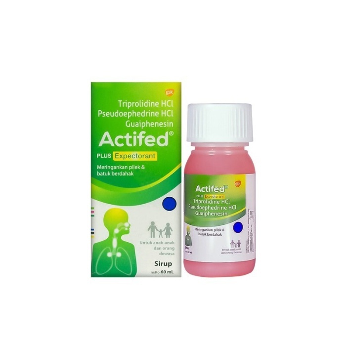 ACTIFED PLUS EXPECTORAN 60 ML SIRUP UNTUK BATUK BERDAHAK