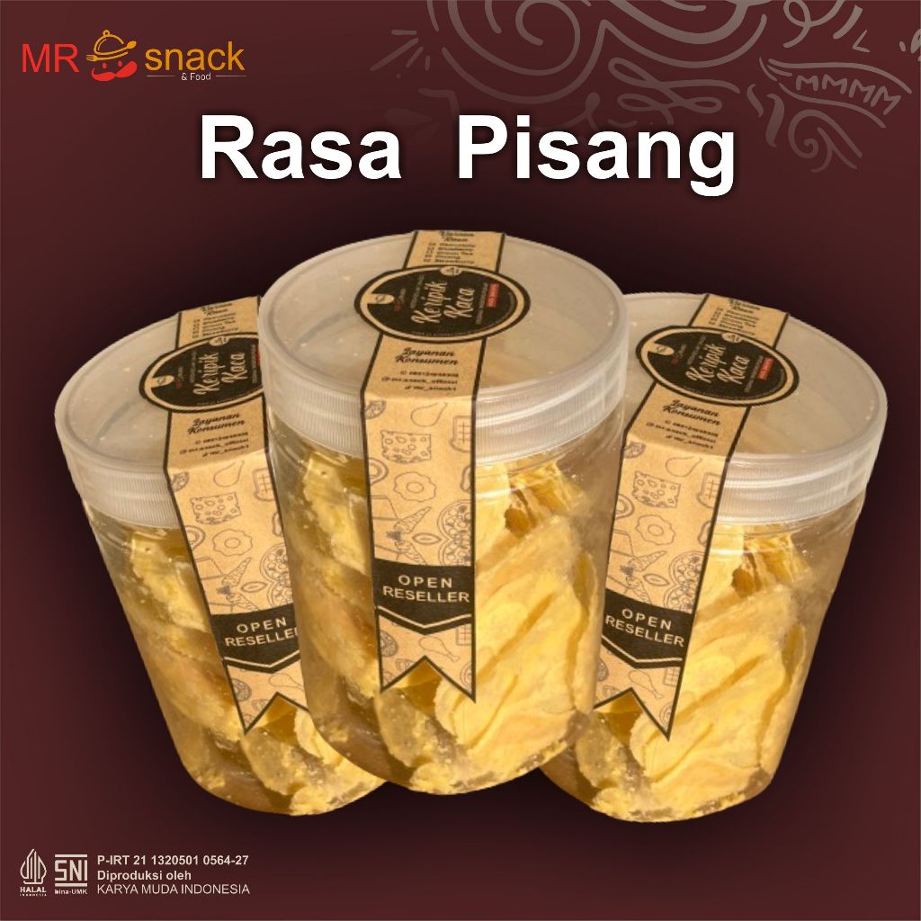 

keripik kaca rasa pisang kripca makanan ringan