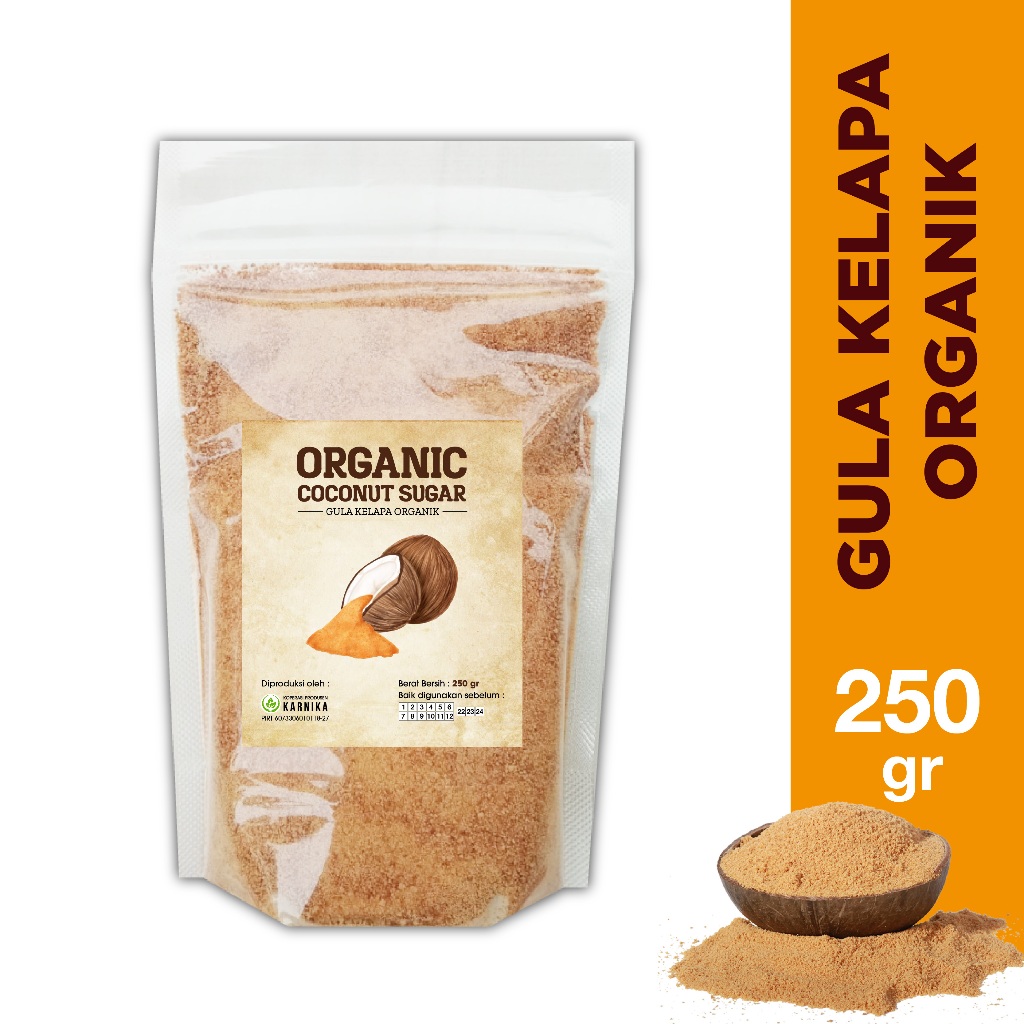 

Gula Semut Kelapa Kristal Bubuk Organik 250 gr