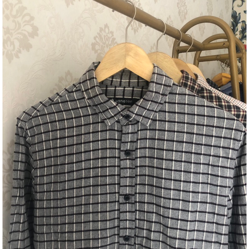 Flannel Pria Casual Hangten