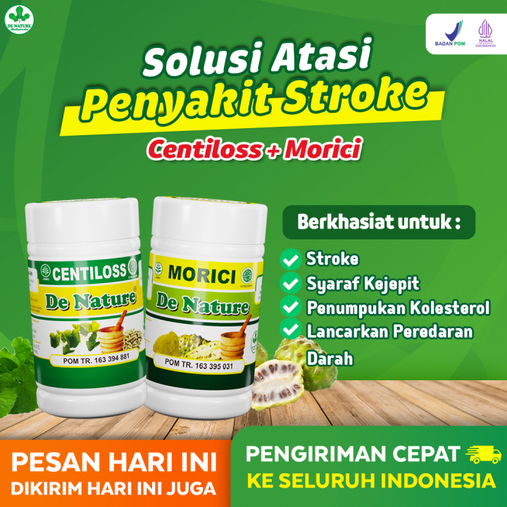 Obat Stroke Ringan Sebelah - Kaki Dan Tangan Lumpuh - Saraf Kejepit - Sakit Kepala - Bell's Palsy He