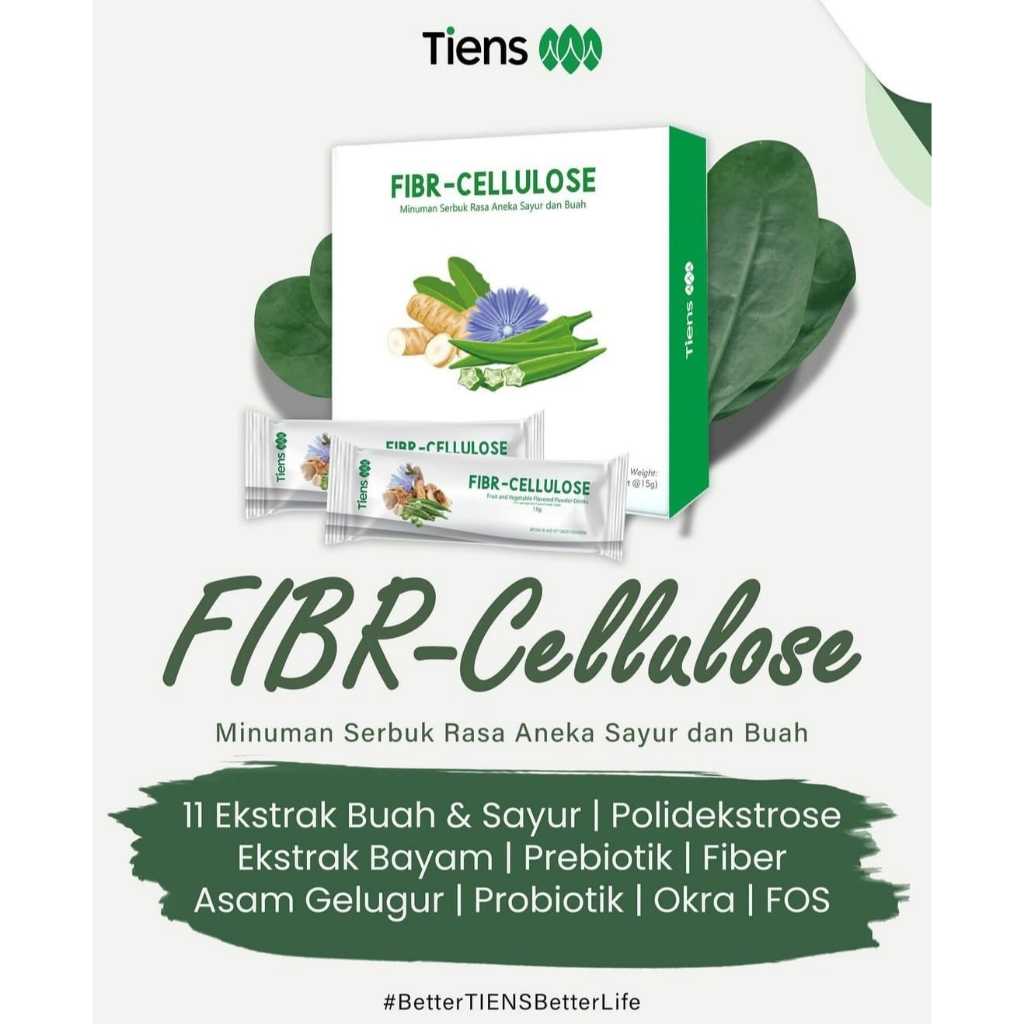 Fibr Cellulose Penurun Berat Badan & Mengecilkan Perut | Double Cellulose Tiens