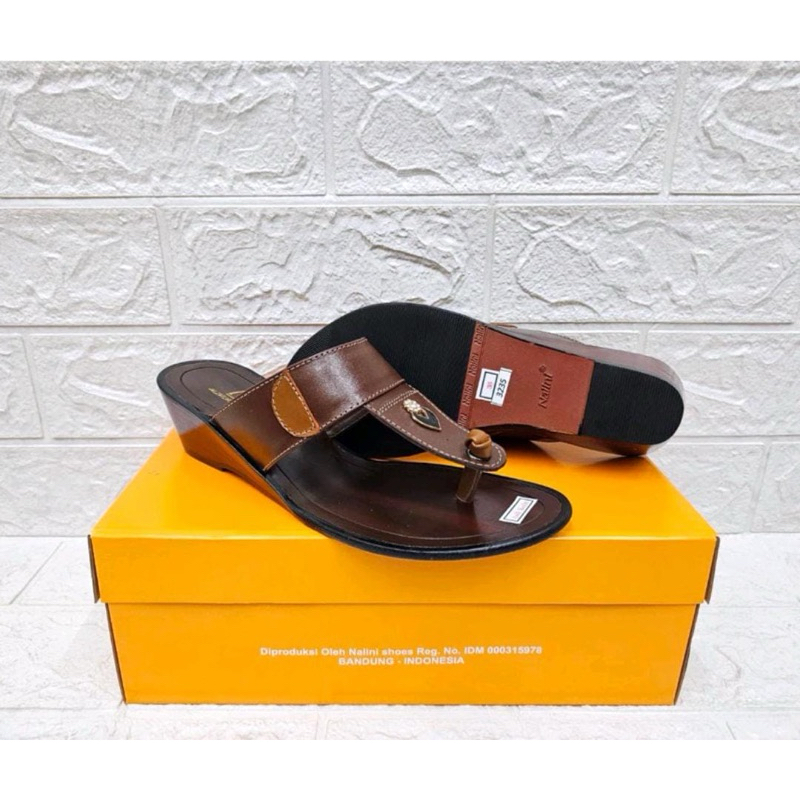 NALINI JKR 3235 - sandal kulit wanita ori