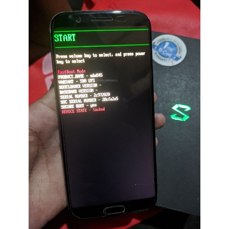 Black Shark 1 8/128 botlop