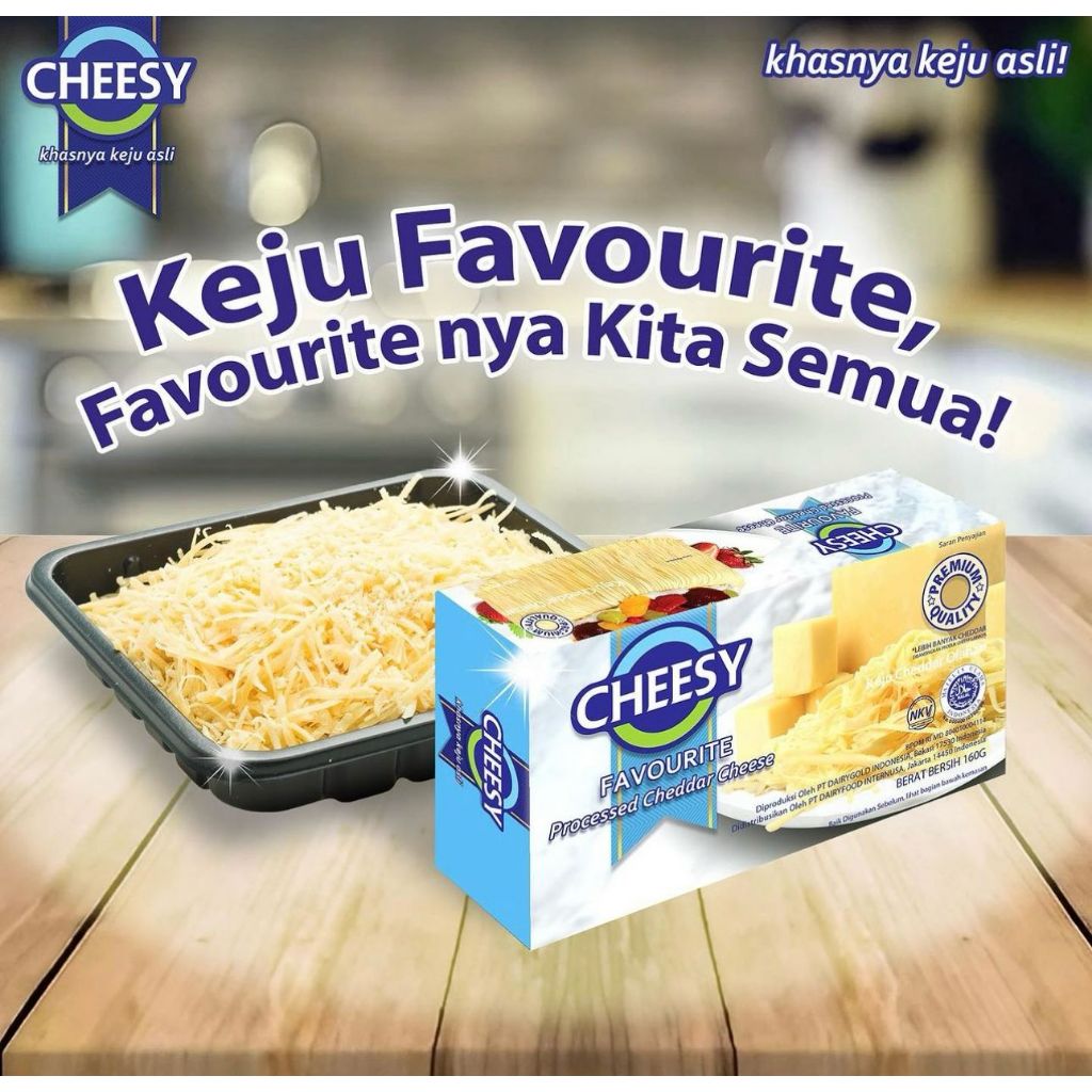 

CHEESY FAVOURITE KEJU CHEDDAR OLAHAN 160 GR