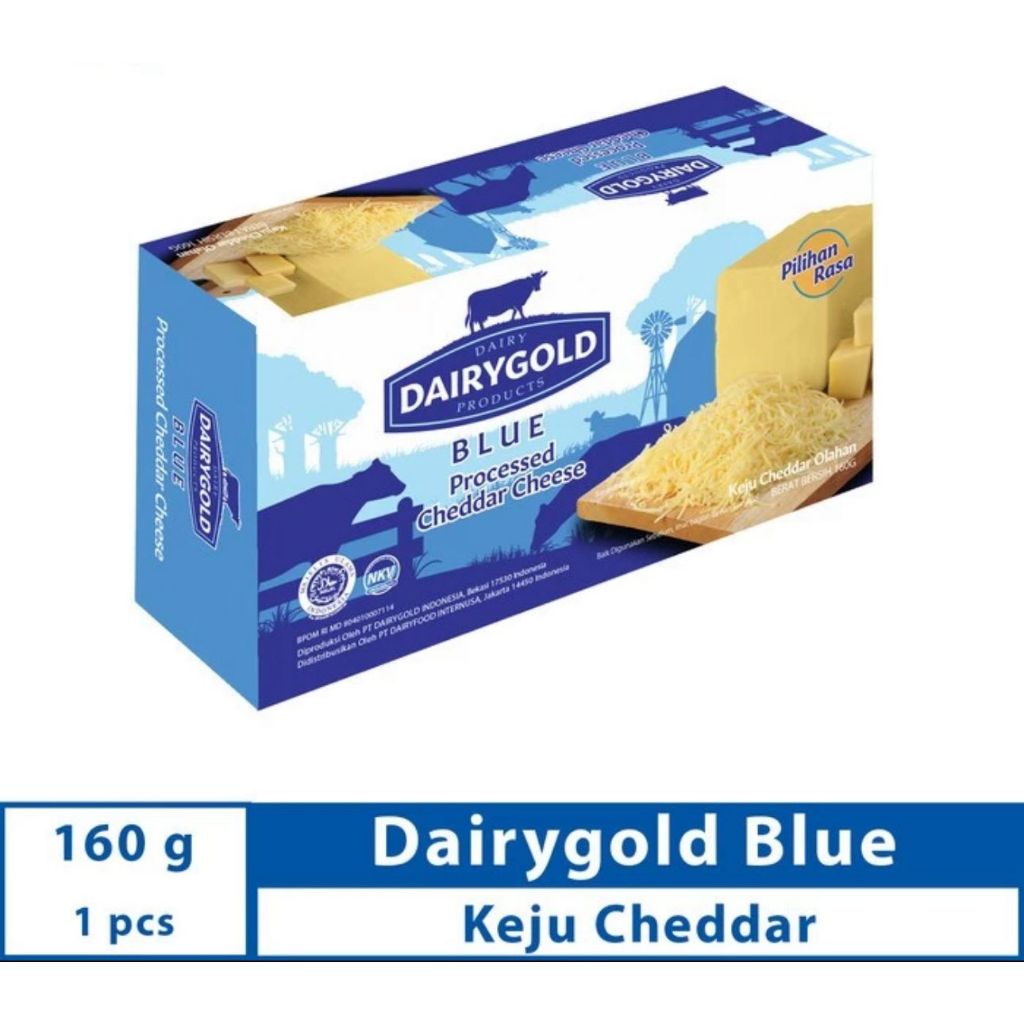 

DAIRYGOLD BLUE CHEESE 160 GR - KEJU CHEDDAR OLAHAN