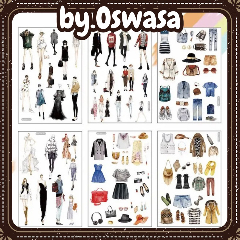 

Sticker Journal Aesthetic OOTD Fashion Models