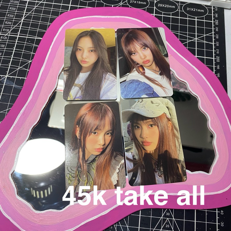 pc photocard hyein newjeans omg bareface