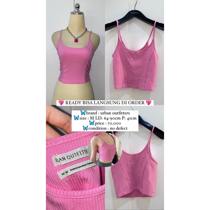 Urban Outfitters Pink Tanktop
