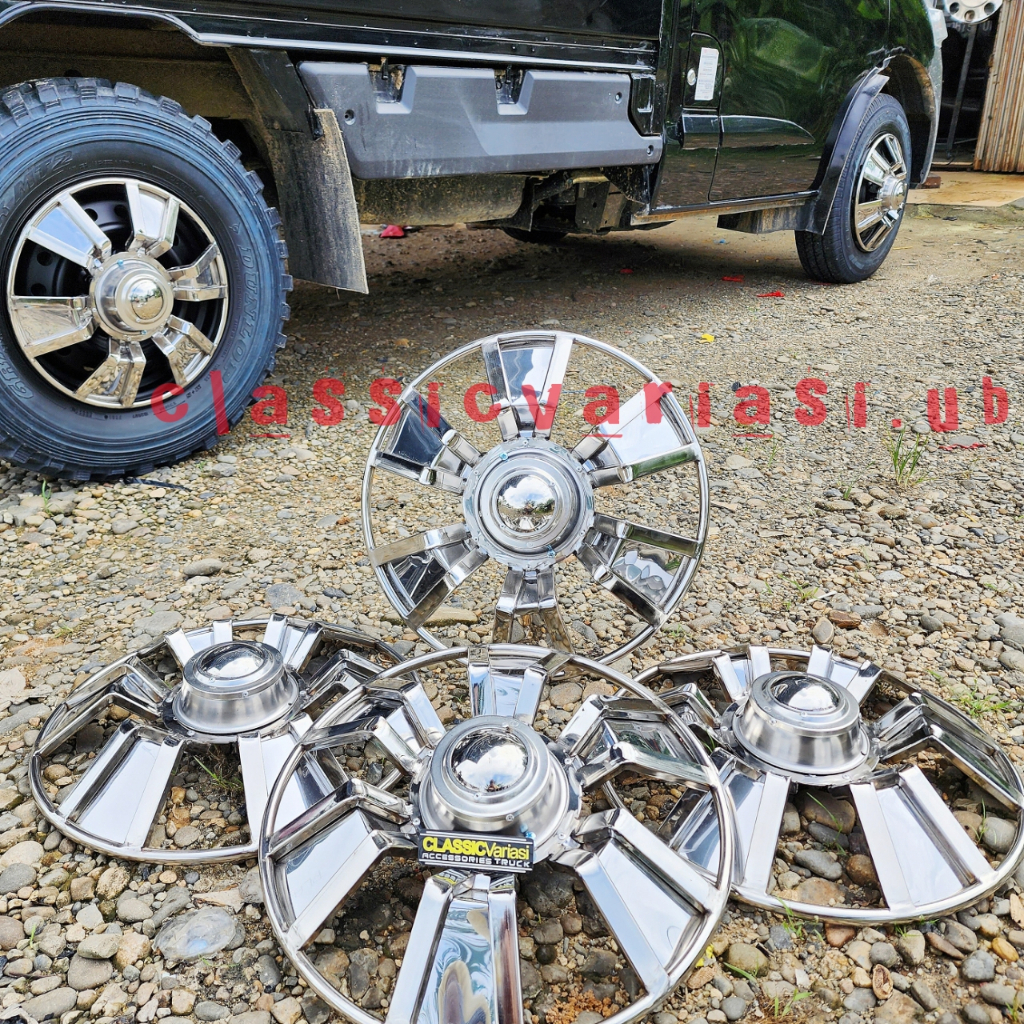 Whelldop stainless Ring13 R14 R15 Dop roda Carry L300 Traga Engkel harga 4biji