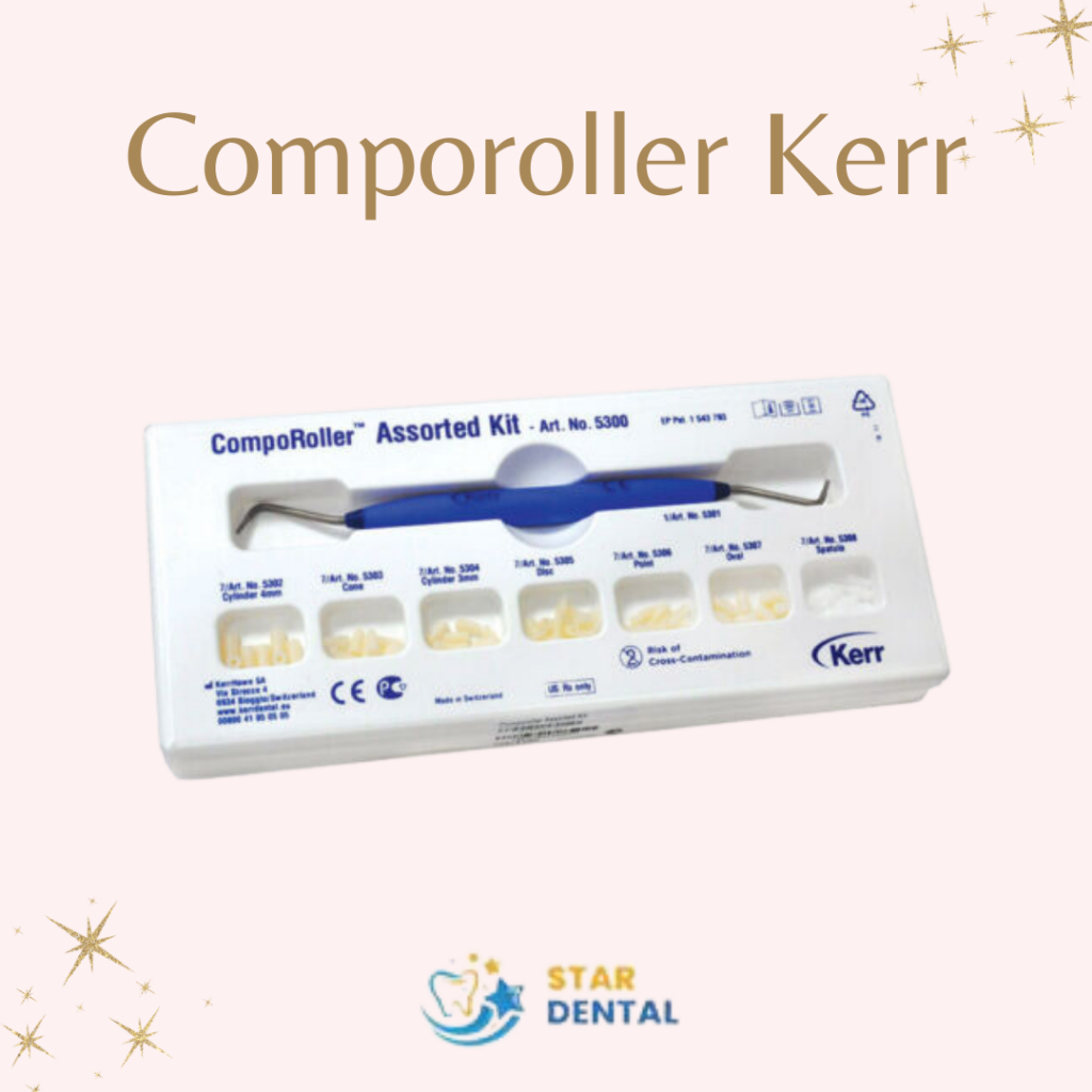Dental Kerr CompoRoller Composite Modeling Instrument Assorted Kit