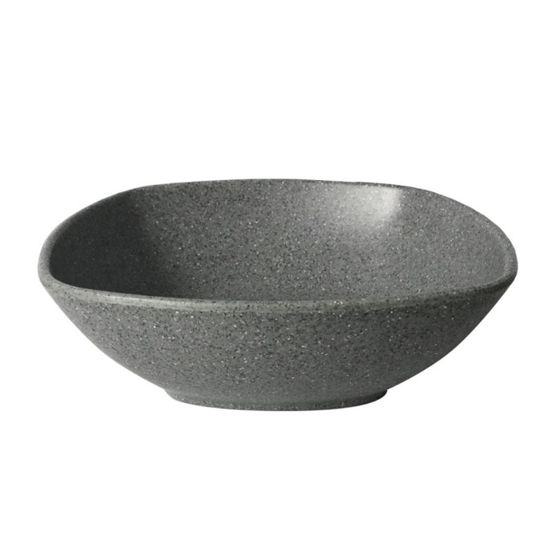 Grosir Melamin W6408A Mangkok Melamin Kotak motif stone 8 Inch golden dragon