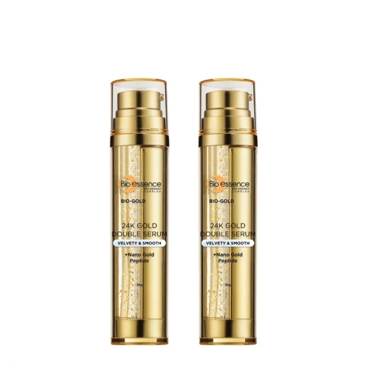 Serum Wajah Bio-Gold 24K Gold Double Serum Isi 36 gram Bio Essence
