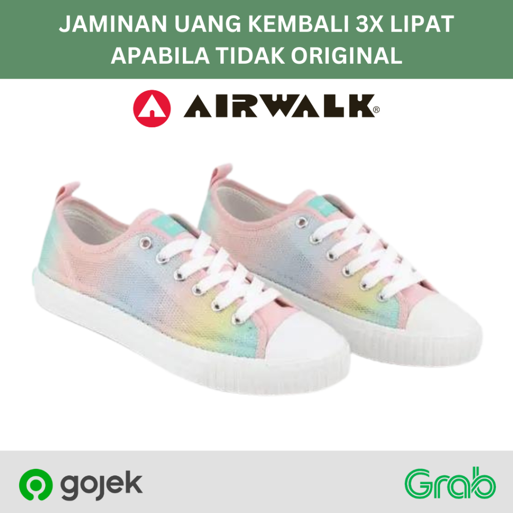 Original 100% - Sneakers Airwalk TARINA / Pink - Sepatu Kerja /BNIB