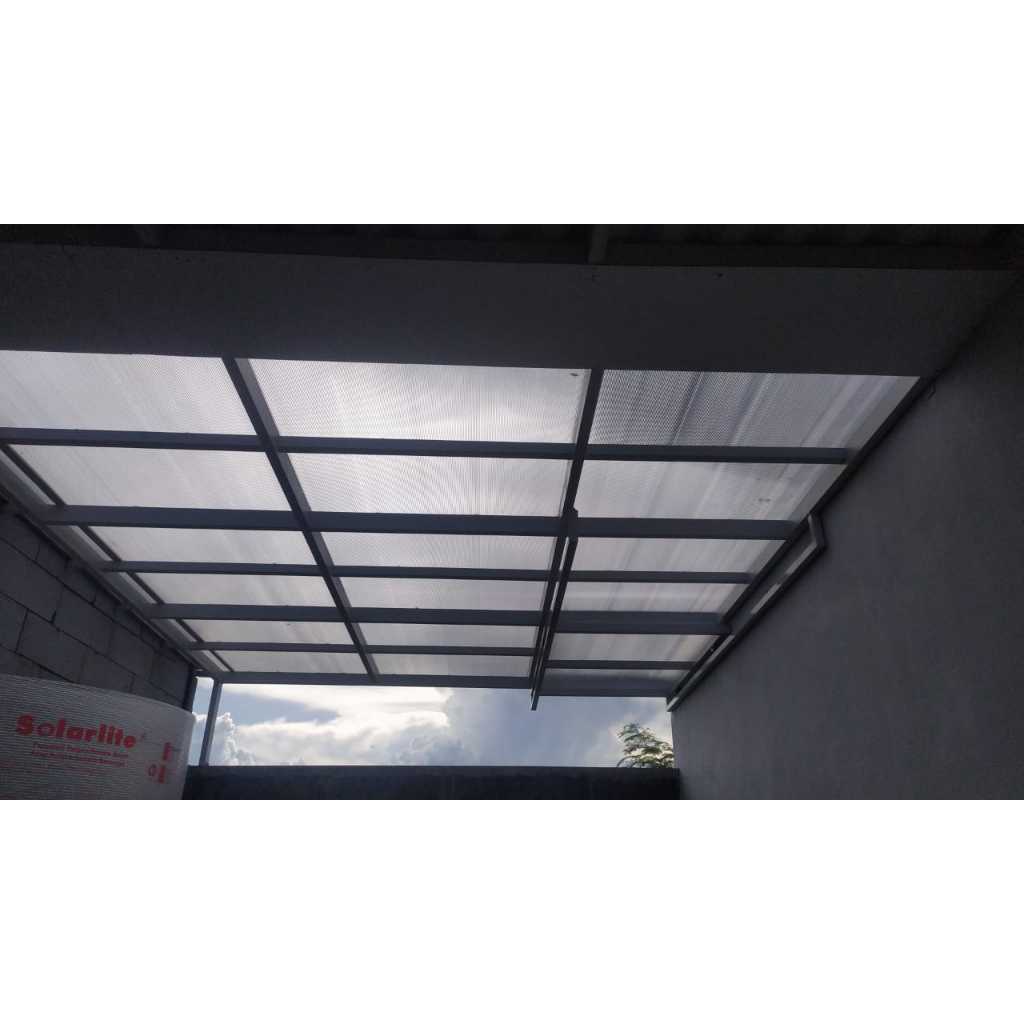 Kanopi poly sliding / kanopi transparan bisa buka tutup