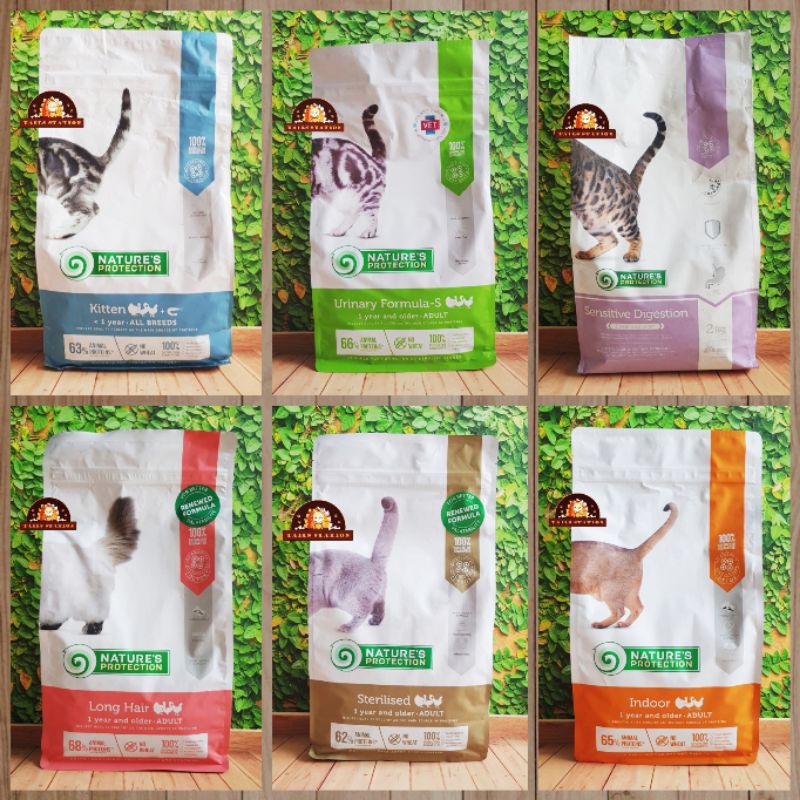 Dry Cat Food Natures Protection Kitten Adult Cat 2kg Urinary Indoor