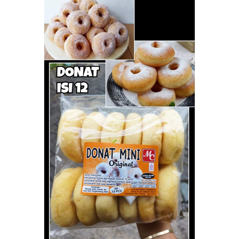 

donat original isi 12 khusus pengiriman instan