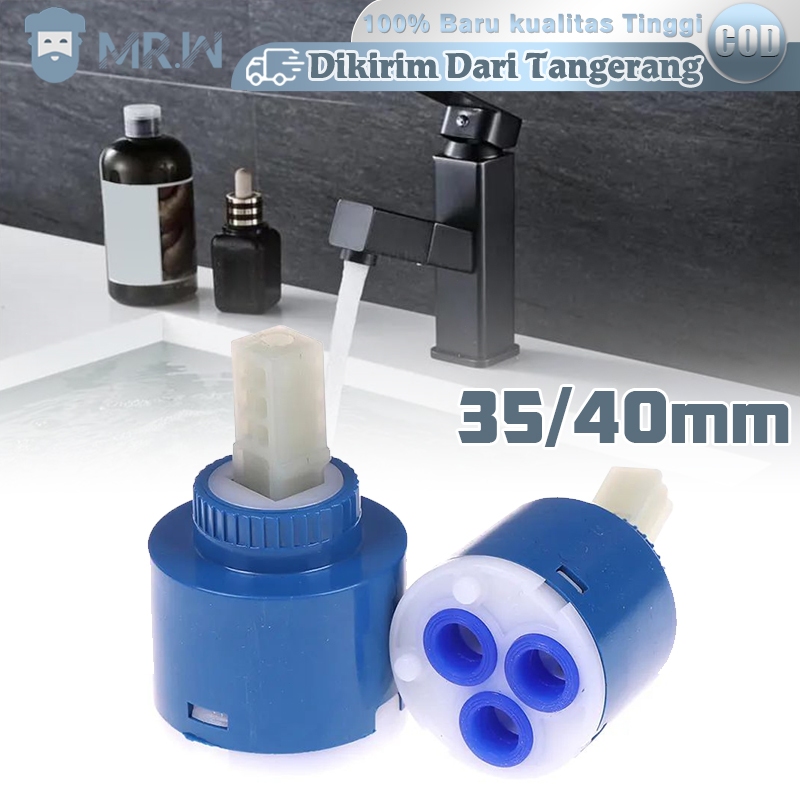 Jantung Kran Air Panas Dingin Keramik Ukuran Keramik 35/40mm Jantung Kran Panas Dingin Spearpart Kra