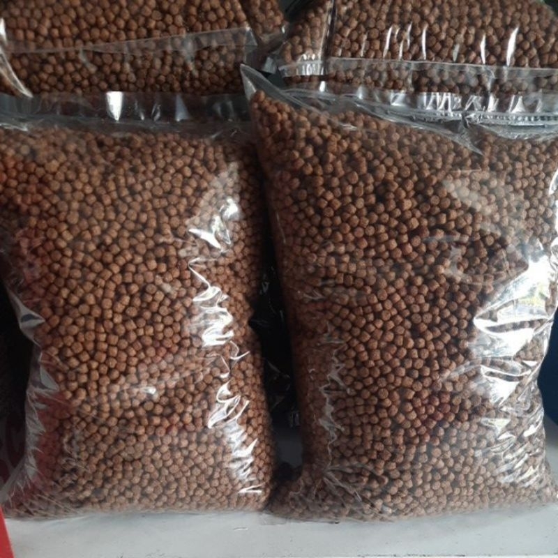 Pakan Ikan 782 Untuk Ikan Lele Nila Gurame 4 mili Kemasan Repack 1kg