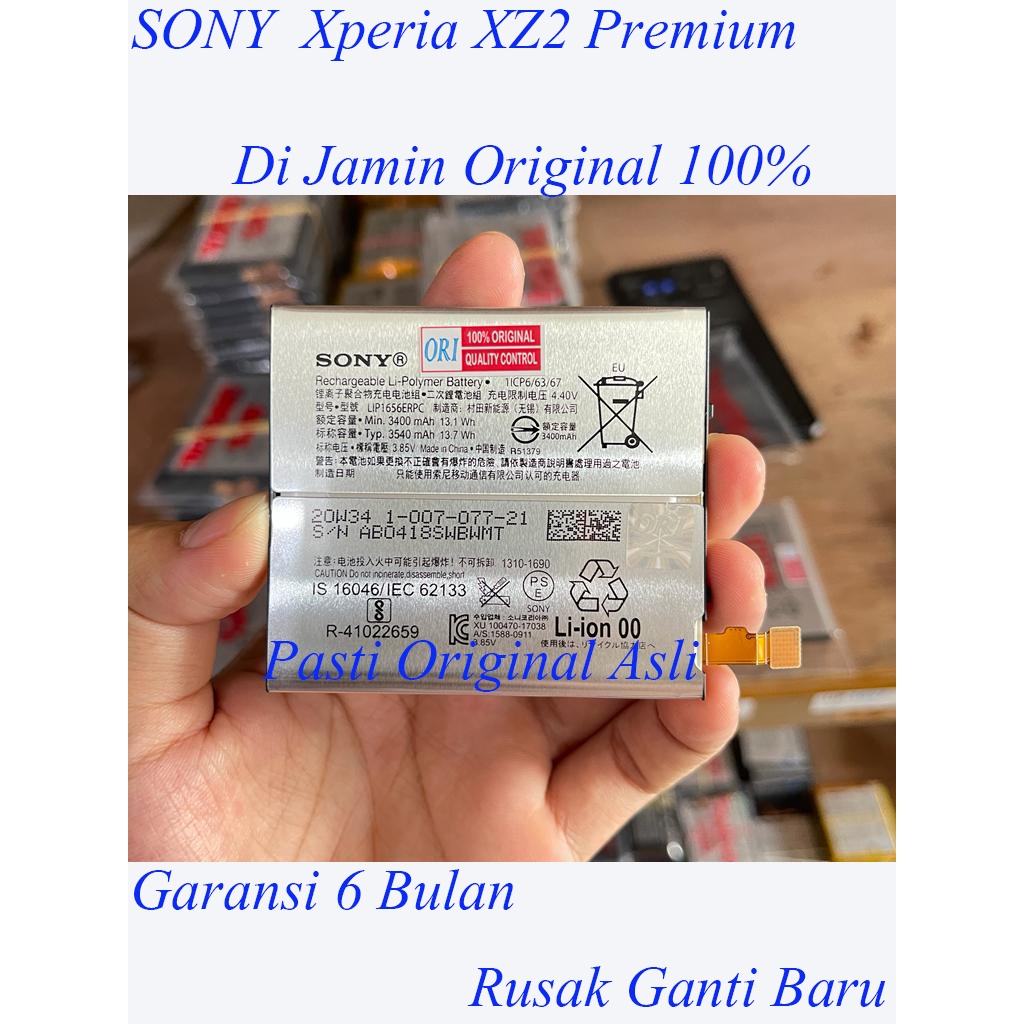 Baterai SONY  Xperia XZ2 Premium LIP1656ERPC Original100%