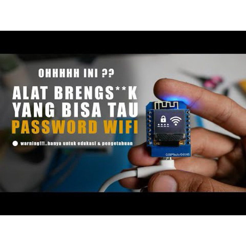 wifi gratis internetan, board deauther & evil twin mini (bisa custom oled)