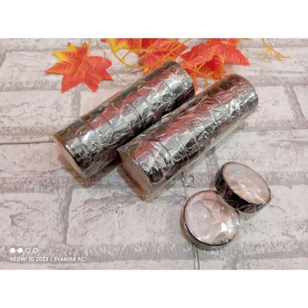 

1 Slop (10 pcs) Solasi Listrik SM Hitam Kecil
