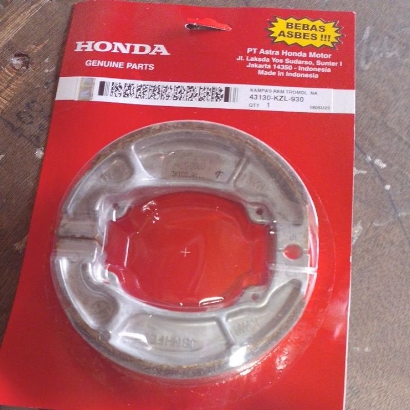 KAMPAS REM TROMOL ORIGINAL HONDA BELAKANG BEAT FI,beat esp VARIO