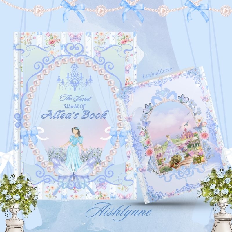 

Notebook & Binder Journaling Butterfly series hardcover A5 Custom Nama+Quotes