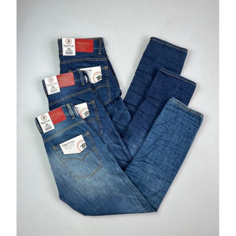 Typical Jeans Wringkle Original Standard - Jeans pria premium model Wringkle terbaru 2024