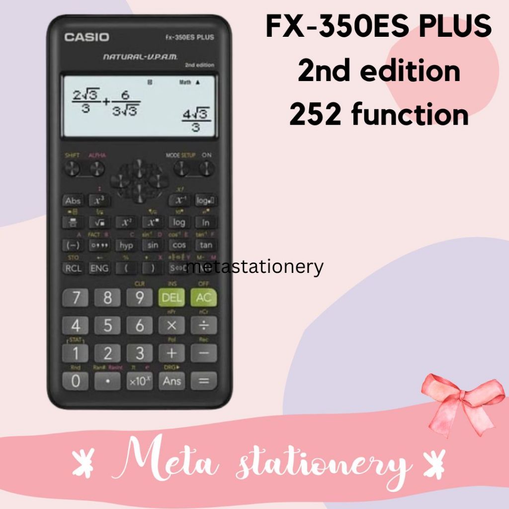 

Calculator Scientific / Kalkulator Casio FX-350ES 2nd Edition
