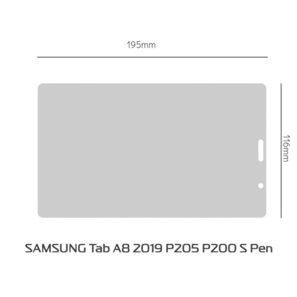Jual SAMSUNG Tab A8 2019 P205 P200 S Pen Paper like Anti Gores Screen Glare - Glare Murah