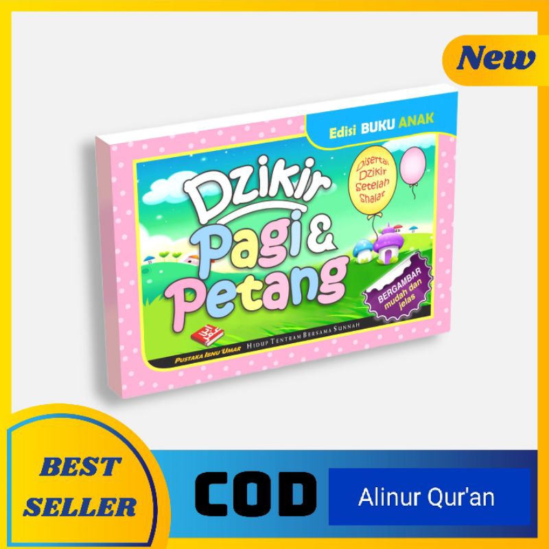 Buku Dzikir Pagi Dan Petang Untuk Anak Berwarna