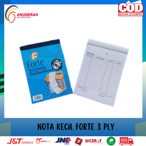 

FORTE NOTA KONTAN 3PLAY KECIL (PCS)