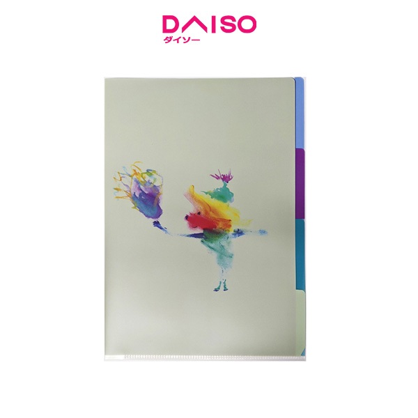

Daiso Clear Folder - Paralym Art - no title - 3pockets - A4 -