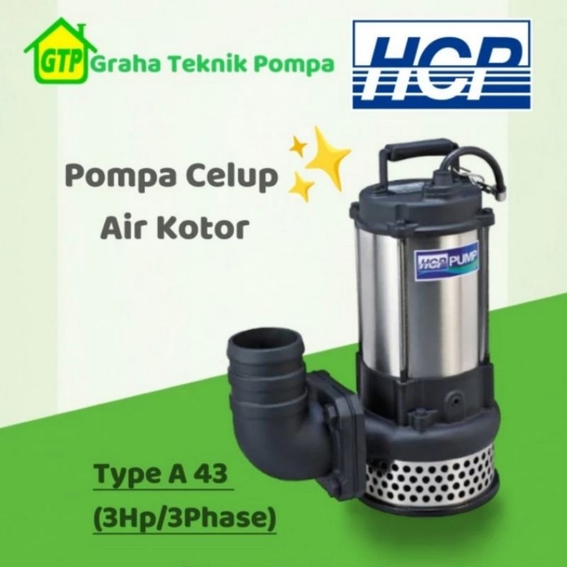 HCP Pompa Celup air kotor AN 43 Pompa Submersible Pompa air Celup