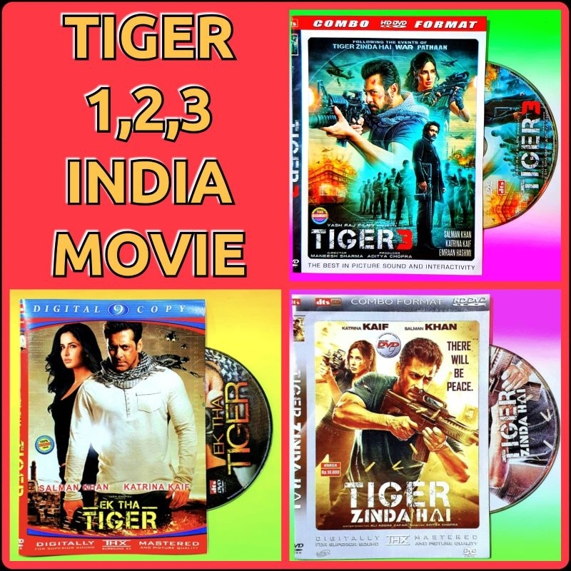 KASET FILM TIGER 3-KASET FILM INDIA TIGER-FILM TIGER-KASET FILM SALMAN KHAN-FILM BOLLYWOOD SALMAN KH