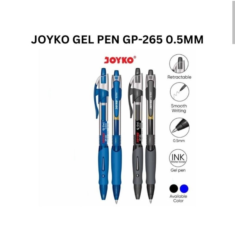 

JOYKO GP265 Q GELL PEN PULPEN GEL