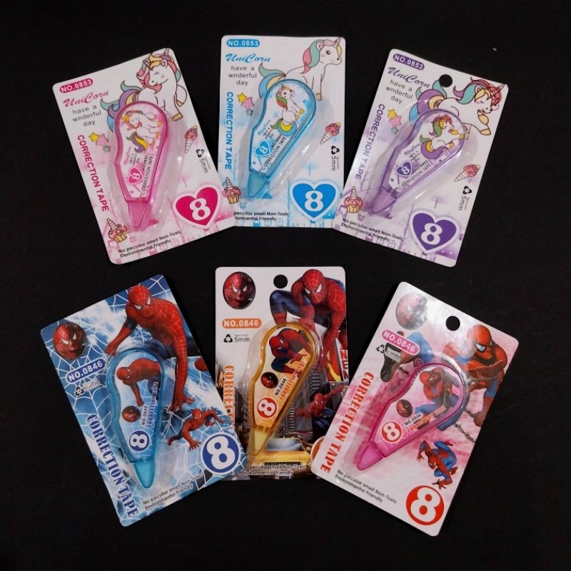 

(1 pcs) Tipe Ex Kertas / Pita Correction Tape 8 M